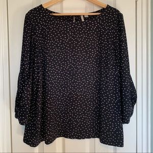Lauren Conrad Black Blouse